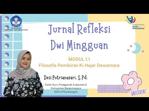 JURNAL REFLEKSI DWI MINGGUAN (MINGGU KE-1)