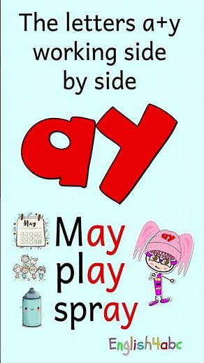 Long Vowel AY — Help Me Say the Ā Sound! | May, Play, Spray