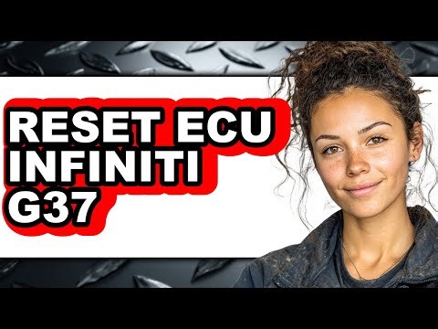 How To Reset ECU Infiniti G37 - Step By Step
