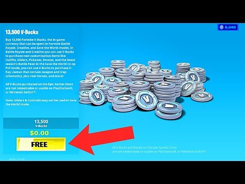 free v-bucks glitch🤑
