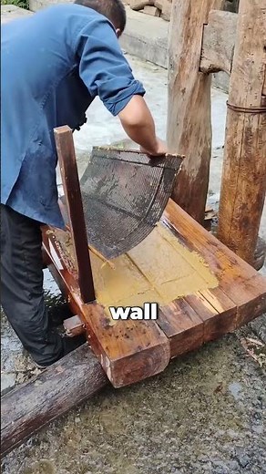 Traditional Paper-Making Process Nobody Does Anymore #ancient #craft #shorts
