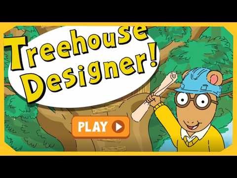 Arthur: Treehouse Designer Gameplay (Browser Game)