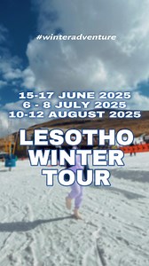 166K views · 488 reactions | ❄️ SNOW LOADING… Lesotho, here we come!...