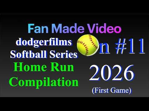 ‪@dodgerfilms‬ Softball Series Home Run Compilation (On-Season #11) [Game 1]