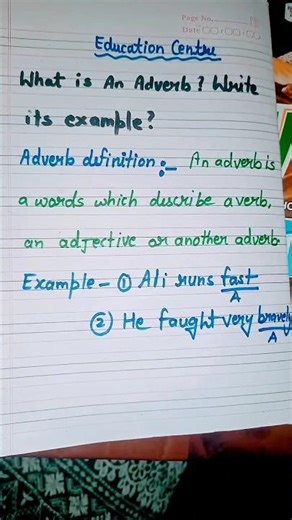 Adverb ki definition and example#adverb#englishgrammar#definition#examples#short#actionverb#trending