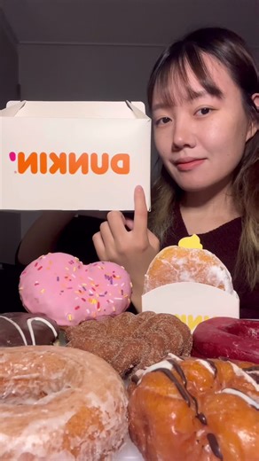 Delicious Dunkin Donuts Mukbang Experience