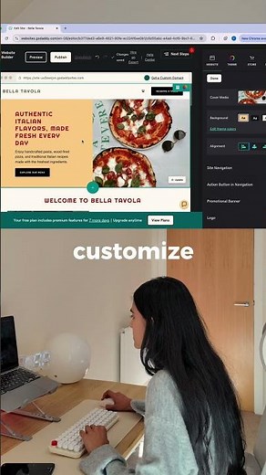 Test-run with AI Website Builder