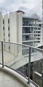 A strong microburst associated with a severe storm that moved over the Sunshine Coast (Marcoola) this morning has caused extensive damage to high rise buildings with many windows and doors completely shattered and destroyed, as well as outdoor furniture being damaged. The cell produced a strong microburst right as it hit the Coast - this lead to a damaging 95km/h gust being recorded at Sunshine Coast Airport although its likely that winds of 110km/h+ even 130km/h+ impacted areas away from the ob