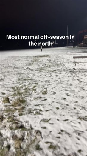 Long Toss Baseball Training in Winter Conditions