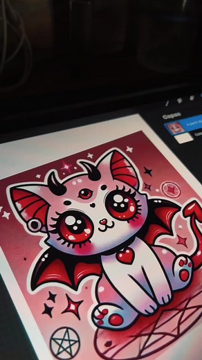 Gatito Diabólico Kawaii: Tatuajes Únicos en Guadalajara