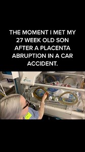 23K views · 403 reactions | MEETING MY 27 WEEK MIRACLE BABY AFTER SURVIVING A FATAL CAR ACCIDENT | Hey Rachel Hughes | Facebook