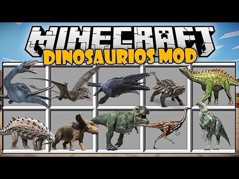 MINECRAFT | DINOSAURIOS MÁS REALISTAS Y PELIGROSOS | MINECRAFT MODS | MINECRAFT VIDEOS
