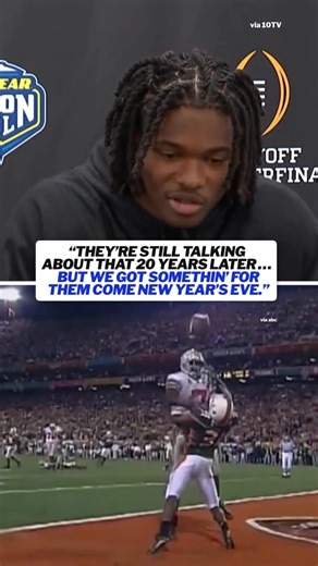 CBS Sports College Football on Instagram: "Jeremiah Smith addressed facing his hometown team and the history of Ohio State-Miami from the 2002-03 national title game 👀"