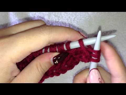 How to Knit Yarn Over twisted into the Back Loop to avoid hole (Knit through the back loop, kbl)
