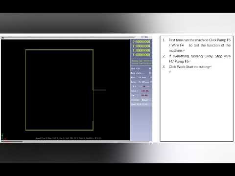 Wire Cut EDM AutoCut Tutorial User Manual
