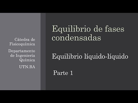 Fases condensadas - Parte 1 - Miscibilidad parcial y deltaG de mezcla