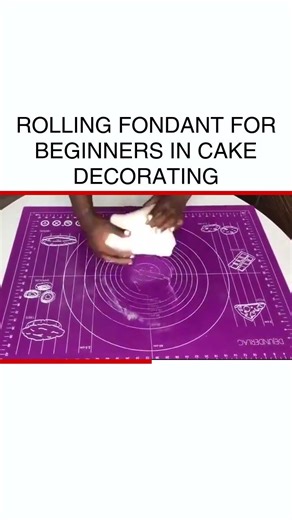 Master Fondant Rolling: Beginner Tips for Cake Decorating Success #CakeDecorating #FondantBasics