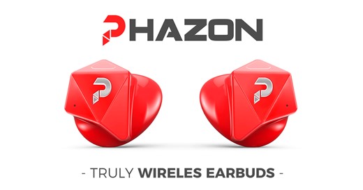 Phazon : Wireless Earbuds Guaranteed Not to Fall by Phazon Audio - Indiegogo
