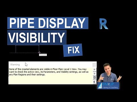 Pipe Display Troubleshooting (Fix Pipes Not Visible)