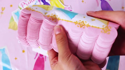Princess Birthday Party Decorations,48pcs Princess Party Decorations Napkins Pink Princess Paper Napkins for Girl Birthday Decorations