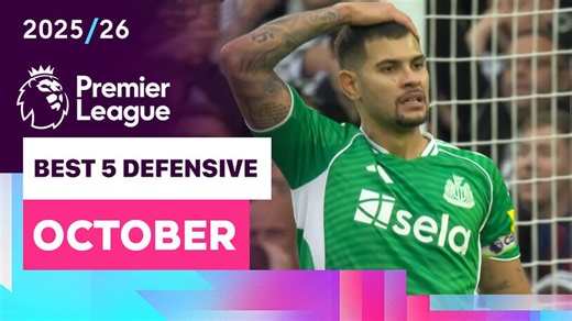 5 Aksi Defensif Terbaik Bulan Oktober | Premier League 2025/26