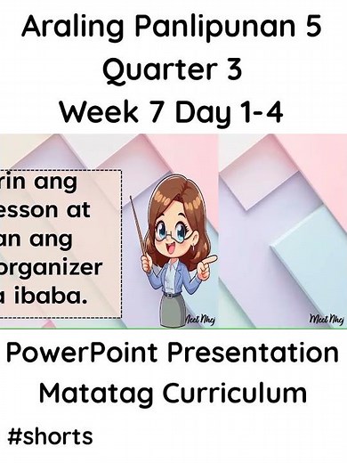 AP 5 Matatag Curriculum PowerPoint Presentation Quarter 3 Week 7 Day 1-4 #grade5matatag #ap5