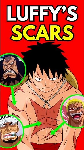 Explaining Luffy’s SCARS in One Piece