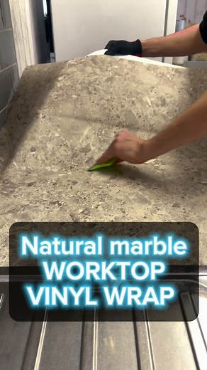 TheWrapChap | Interior Film Specialist on Instagram: "Kitchen worktop vinyl wrap in natural marble #kitchenwrap #kitchendecor #kitchenmakeover #kitchenrenovation #homedecor #asmr"