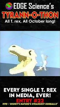 Every T. rex In Media, Ever! - 1970 - 'Disney's Nature's Strangest Oddballs' | Tyrann-O-Thon #shorts
