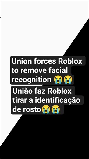 Please Roblox, remove this face identification feature 😭😭por favor Roblox tira essa identificação