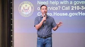 Congressman Joaquin Castro holds town hall meeting on the West Side
