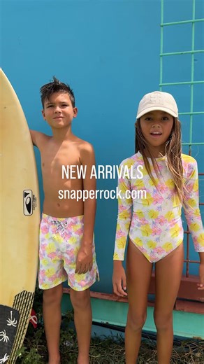 Snapper Rock on Instagram: "New drop just landed ☀️ The Aloha Vacay collection = family vacay goals. Shop Matching Family Swimwear New Arrivals at SnapperRock.com 🌺🌴"