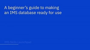 Part 4m: Using buffers to initialize an IMS database
