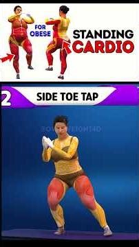 Standing Cardio: No Jumping, No Noise! 🤫 #lowimpact #cardio