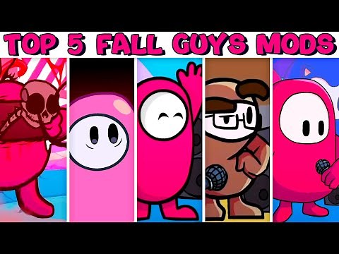 Top 5 Fall Guys Mods in FNF - Friday Night Funkin' VS Fall Guys