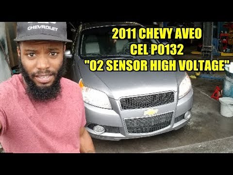 Check Light Engine On P0132 2002-2011 Chevy Aveo