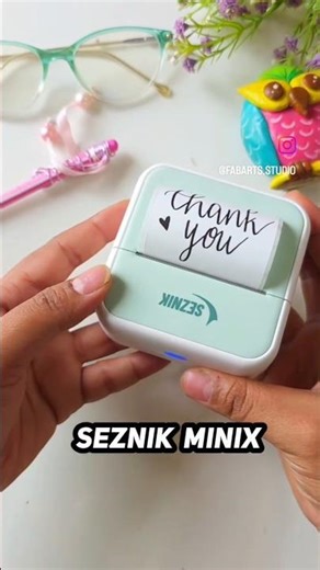 Mini printer 😍 by ‪@Seznik‬ #printer #craft #art #miniprinter
