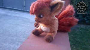 Peluche Pokemon Vulpix Kanto Version – Art Doll - OOAK Plush Poseable (pre-order) - Etsy