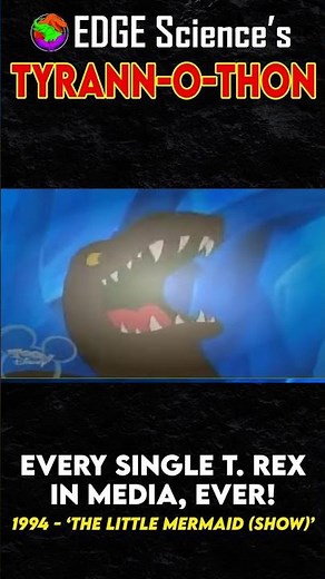 Every T.rex In Media, Ever! - 1994 - 'The Little Mermaid - Land of the Dinosaurs' | Tyrann-O-Thon
