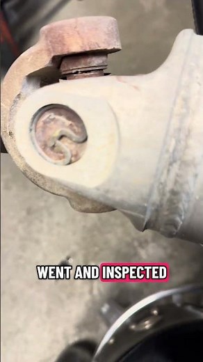 Standard Repair kind of day. Nissan Frontier U joint failure.