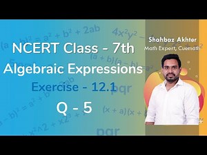 Class 7 Chapter 12 Ex 12.1 Q 5 Algebraic Expressions Maths NCERT CBSE