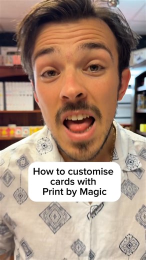 Print by Magic: How to customise YOUR own cards! Every single card is printed on OFFICIAL USPCC Bicycle Card Stock🔥 Just use our Template and get creating, use it to make up your own packet trick!#magictrick #magicshop #magician #magictricks | Alakazam Magic Limited
