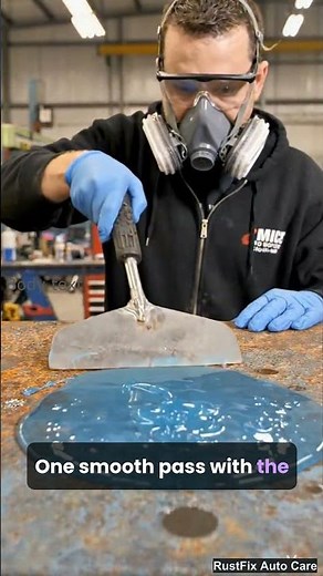 Thick Blue Rust Converter Transforms Corroded Metal Instantly! 🔵✨