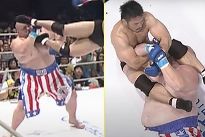 Butterbean got drop kicked and tapped out in opening round in disastrous debut with MMA promotion