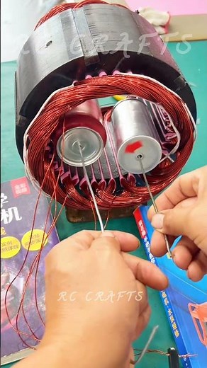 Rotating Magnetic Field Stator Induction Motor Science Experiment ⚡
