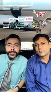 Corporate Employee VS Chai Wala • • • • #MondayMotivation to give you a reality check 😂 Ft. #pankitnarang and Chai Vale Bhaia #chai #pankitnarang #goodmorning #chaistall #business #job #work #salary #corporatememes #corporatelife #mirchiplus #funnyvideos #mirchi #itshot #reels #trending | Mirchi Plus