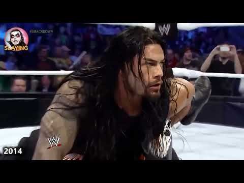👊 WWE Roman Reigns Spear Wins | WILD 🔥