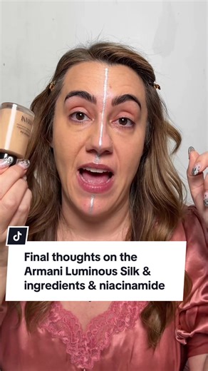 Exploring Niacinamide in Armani's Luminous Silk Foundation