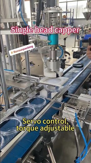 【Machine Demo】Single-head Capping Machine – Smart Automation for Your Line!📦