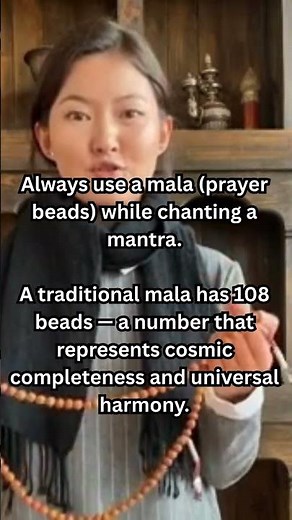 How to Chant a Mantra Using a Mala ?